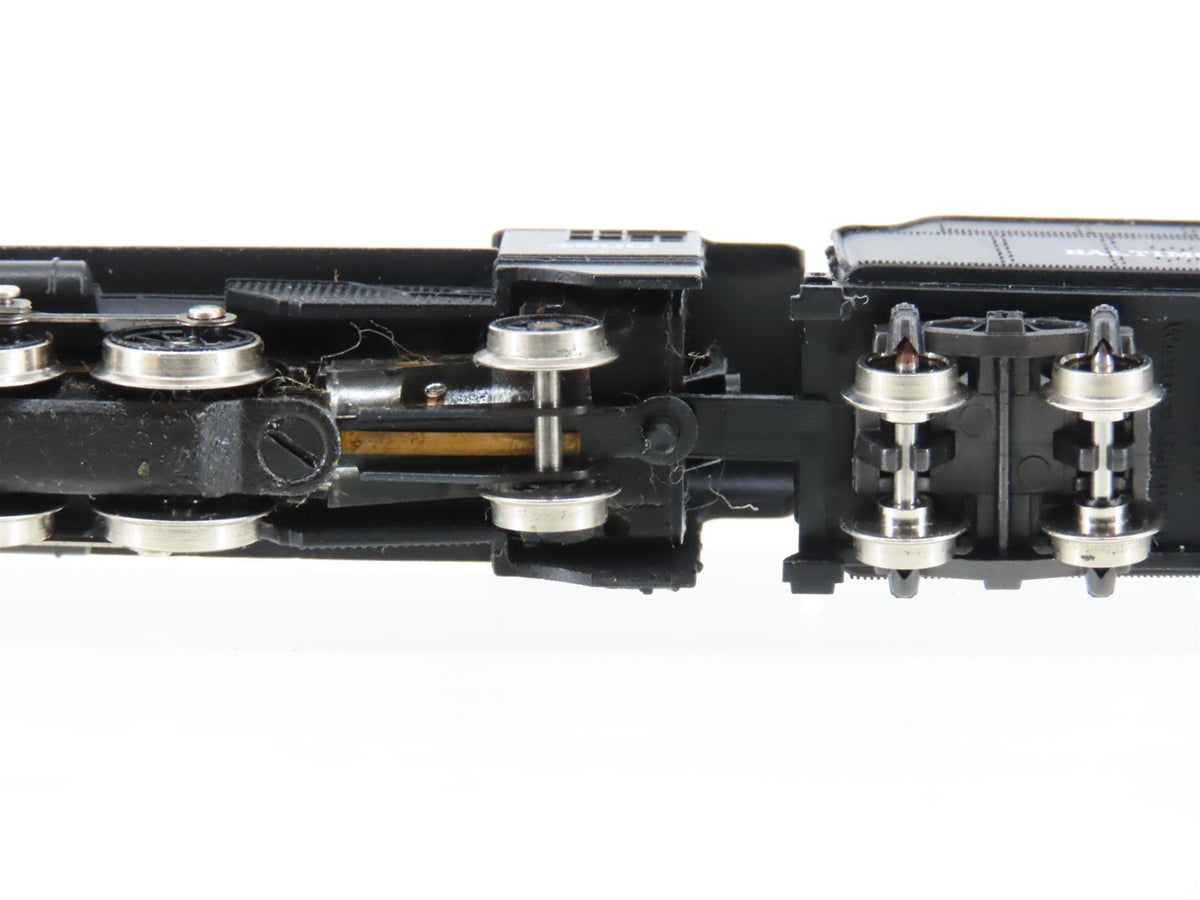 Z Scale Marklin Mini-Club B&amp;O Baltimore &amp; Ohio 2-8-2 Steam Freight Train Set