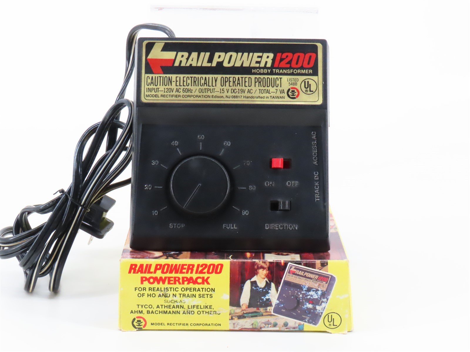 MRC Railpower 1200 DC Power-Pack / Transformer for HO & N Scale
