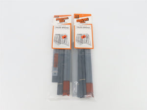 LOT of 2 HO 1/87 Scale PLASTRUCT Kits #1002 Truss Bridges - Sealed