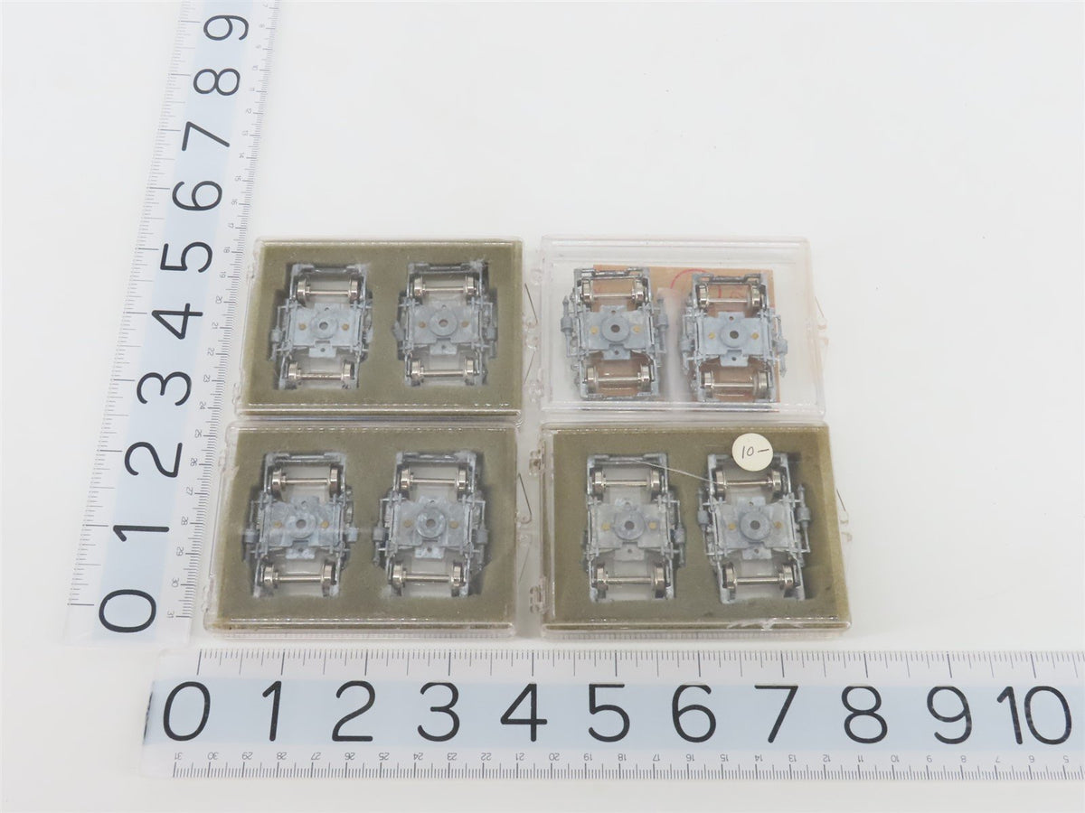 LOT of 12 HO Scale GSB Rail 3001 Passenger Car Trucks