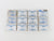 LOT of 12 HO Scale GSB Rail 3001 Passenger Car Trucks