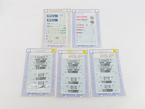 LOT of 29 HO Scale Microscale Trailer Train Container & Trailer Decals