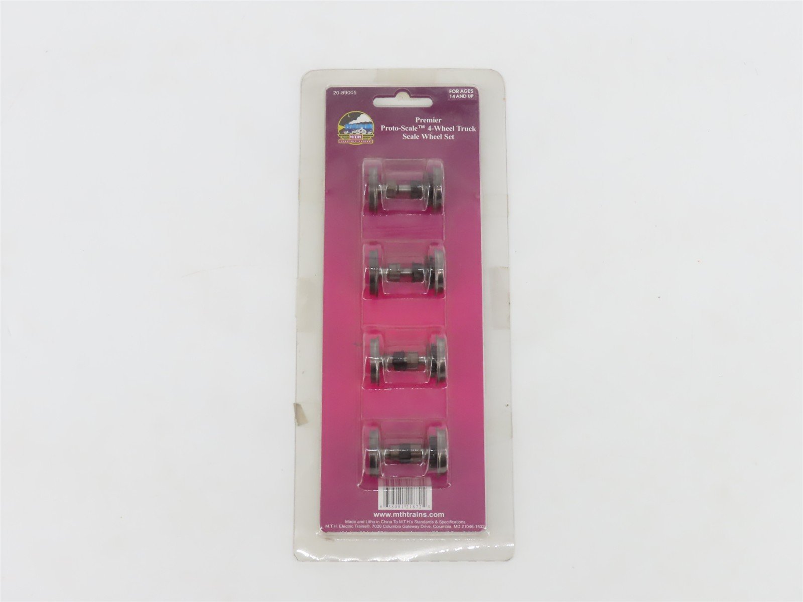 O Scale MTH 20-89005 Premier Proto-Scale 4-Wheel Truck Scale Wheel Set