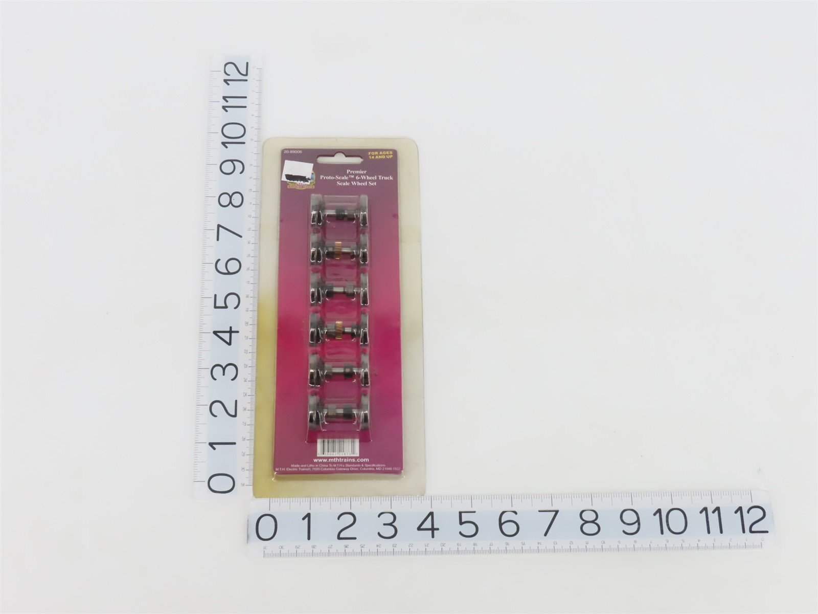 O Scale MTH 20-89006 Premier Proto-Scale 6-Wheel Truck Scale Wheel Set