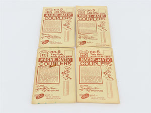 LOT of 20 HO Scale Kadee #5 Coupler Packs