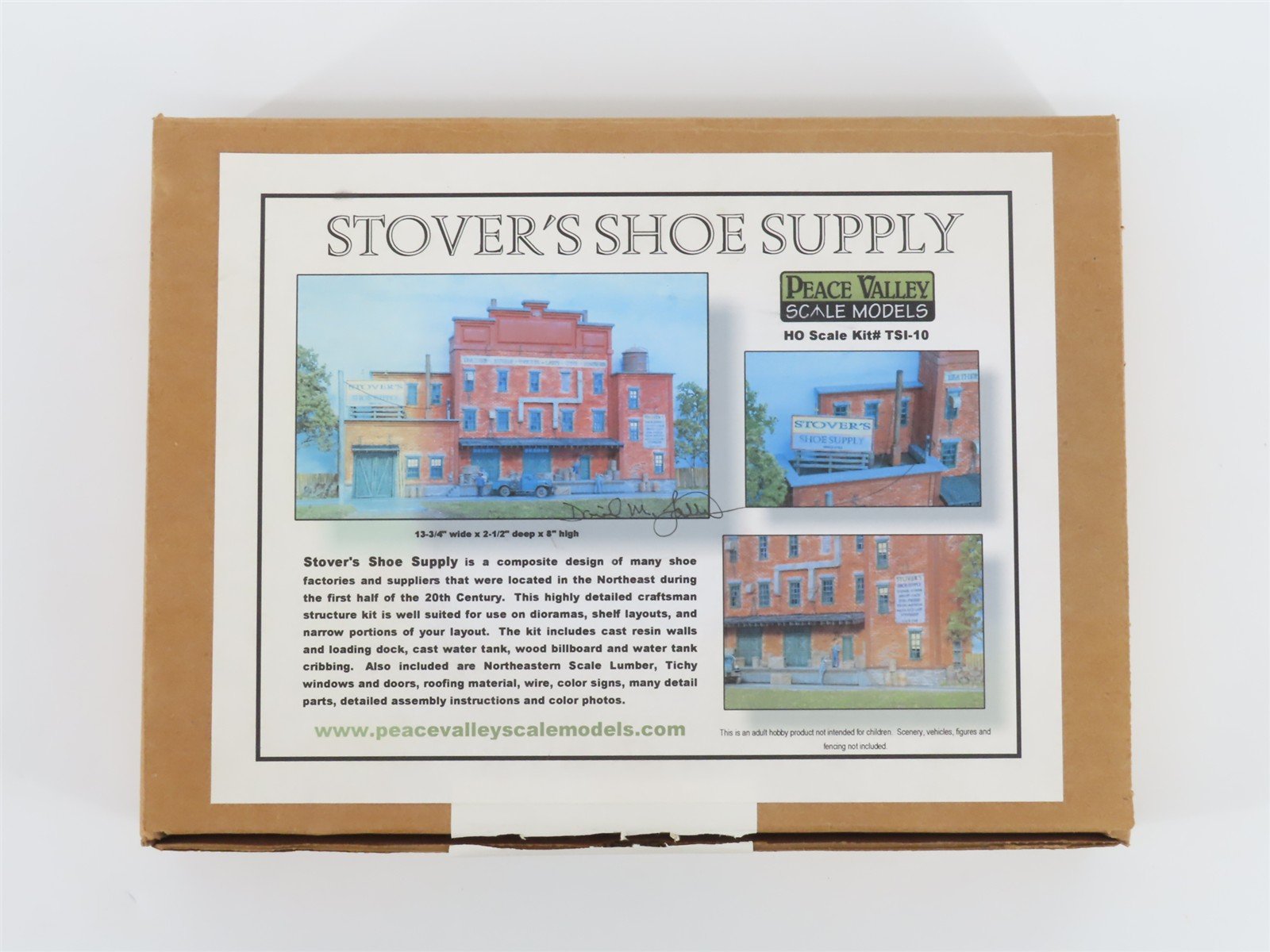 HO 1/87 Peace Valley Scale Models Kit #TSI-10 Stover's Shoe Supply
