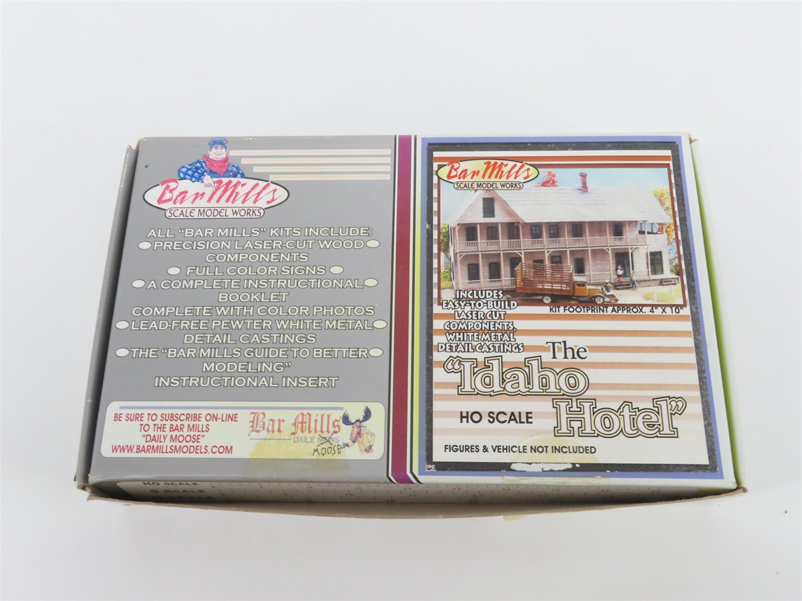HO 1/87 Scale Bar Mills Kit #0152 The "Idaho Hotel"