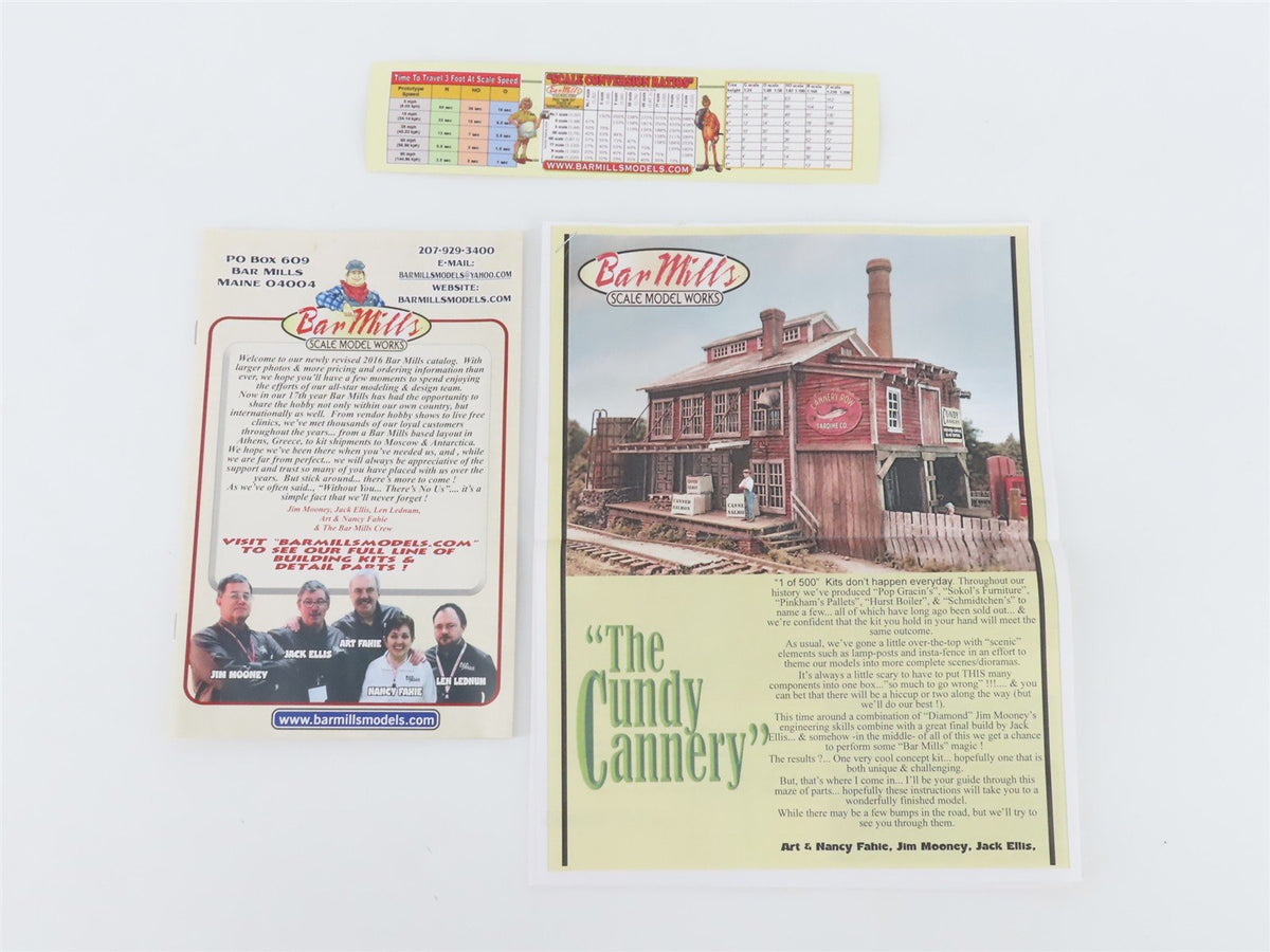 HO 1/87 Scale Bar Mills Kit The Cundy Cannery