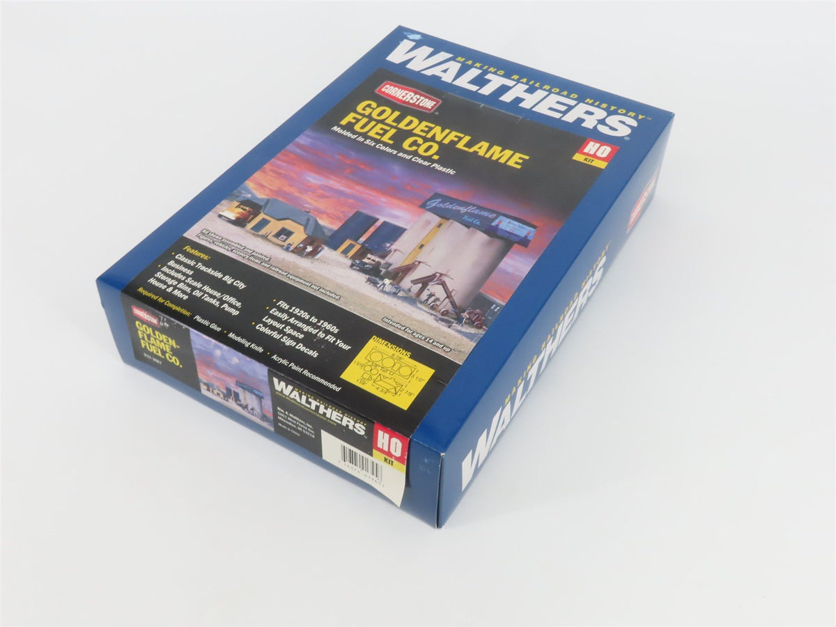 HO 1/87 Scale Walthers Cornerstone Kit 933-3087 Goldenflame Fuel Co.