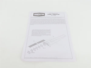 HO 1/87 Scale Walthers Cornerstone Kit 933-4093 Coal Trestle