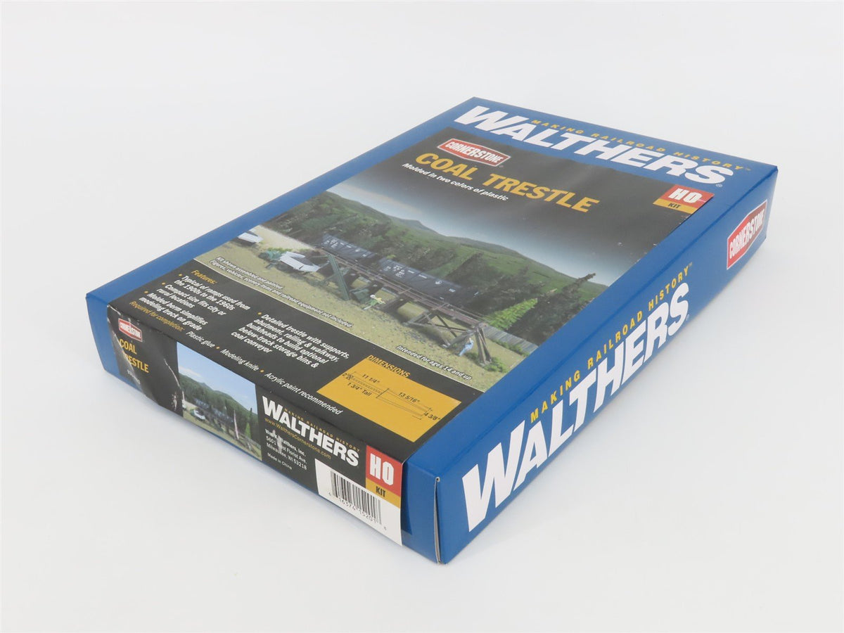 HO 1/87 Scale Walthers Cornerstone Kit 933-4093 Coal Trestle