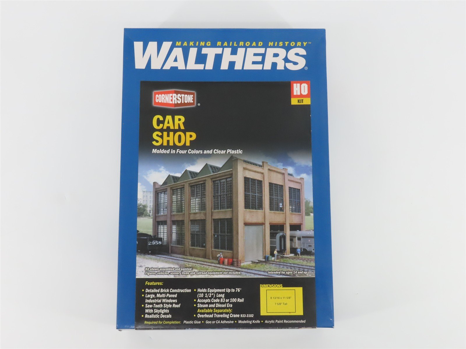HO 1/87 Scale Walthers Cornerstone Kit 933-3040 Car Shop
