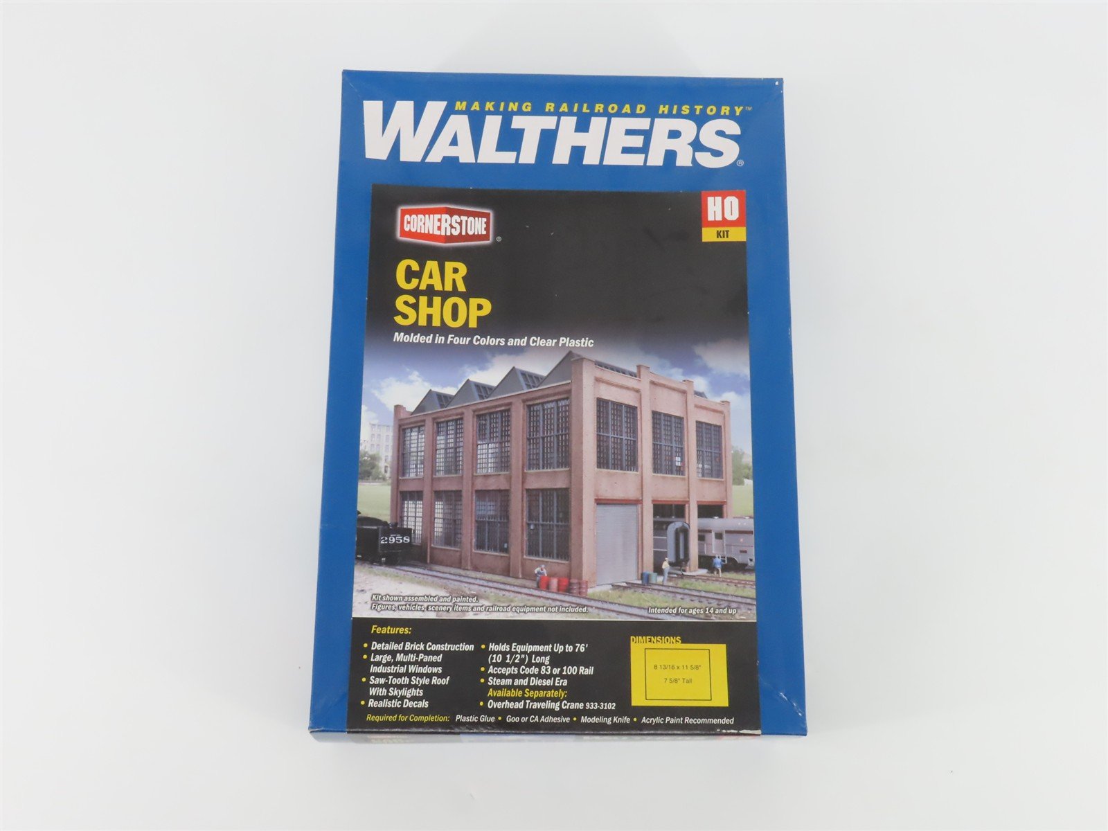 HO 1/87 Scale Walthers Cornerstone Kit 933-3040 Car Shop