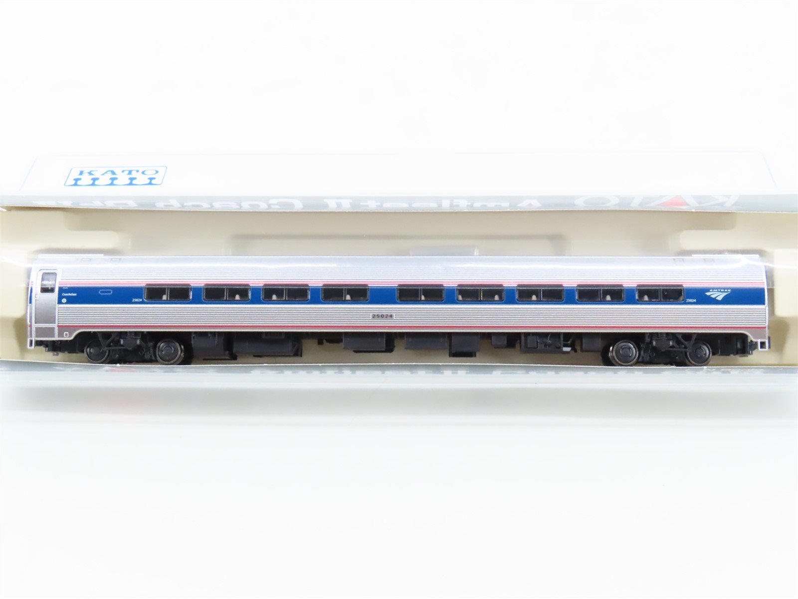 N Scale KATO #156-0951 Amtrack Amfleet II Coach Passenger #25024