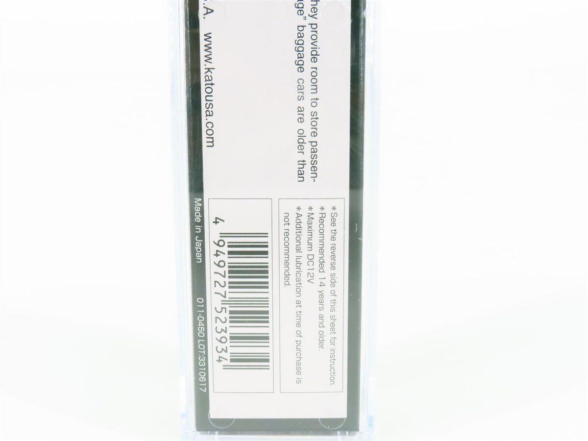 N Scale KATO #156-0953 Amtrack Baggage Passenger Car #1221