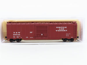 N Scale Atlas #50001599 N&W Norfolk & Western 50' Single Door Boxcar #55949