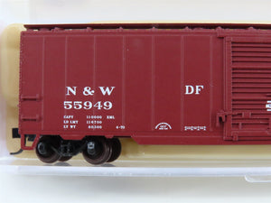 N Scale Atlas #50001599 N&W Norfolk & Western 50' Single Door Boxcar #55949