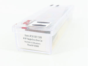 N Scale Atlas #50001599 N&W Norfolk & Western 50' Single Door Boxcar #55949