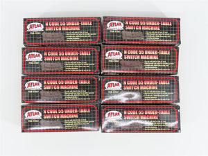 LOT of 8 N Scale Atlas 2065 Code 55 Under-Table Switch Machines