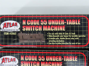 LOT of 8 N Scale Atlas 2065 Code 55 Under-Table Switch Machines