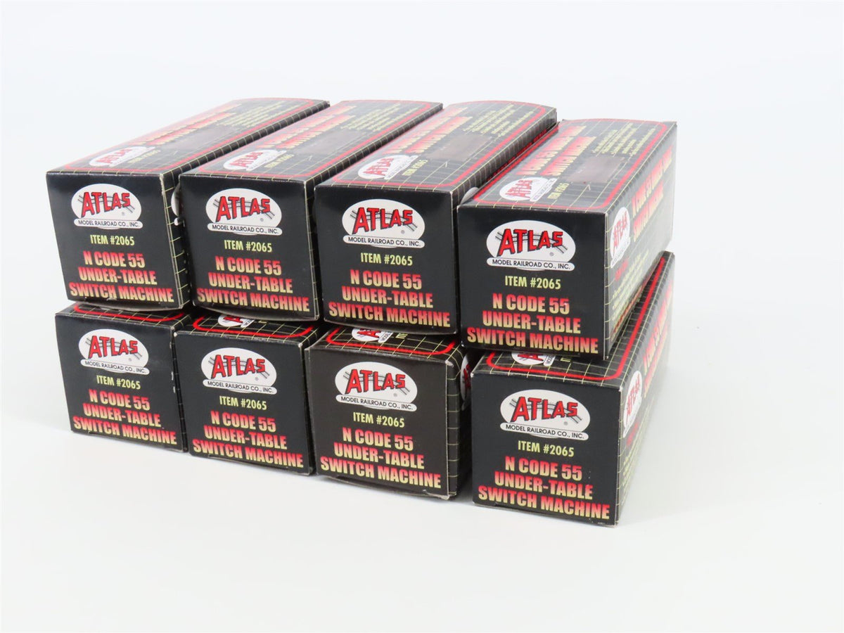 LOT of 8 N Scale Atlas 2065 Code 55 Under-Table Switch Machines