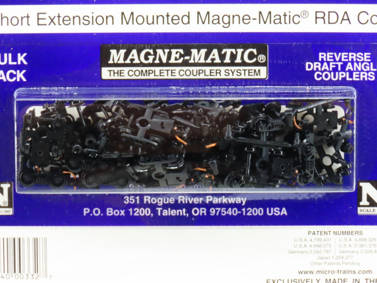 N Micro-Trains MTL 1035-10 Ten Pairs of Barber Roller Bearing Trucks w/ Coupler