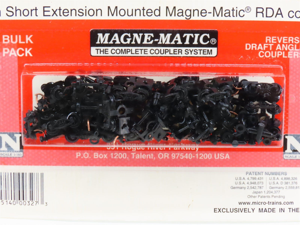 N Micro-Trains MTL 1000-10 Ten Pairs of Bettendorf Trucks w/ RDA Couplers