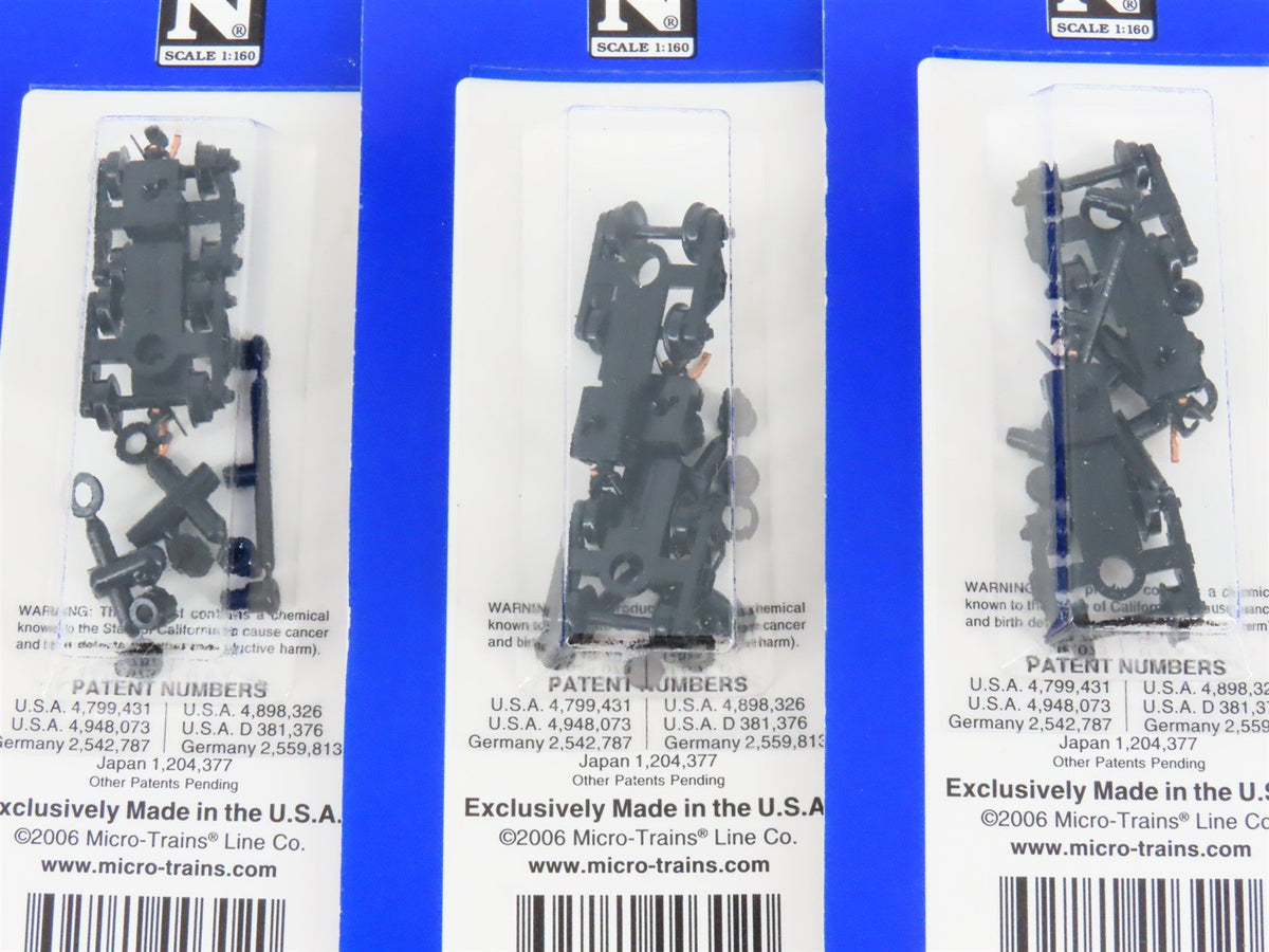 LOT of 10 Packs of N Scale Micro-Trains MTL Roller Bearing Trucks