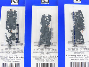 LOT of 10 Packs of N Scale Micro-Trains MTL Roller Bearing Trucks