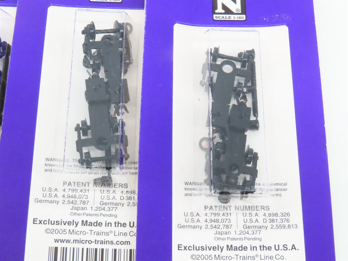 LOT of 10 Packs of N Scale Micro-Trains MTL Roller Bearing Trucks