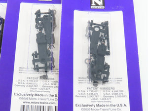 LOT of 10 Packs of N Scale Micro-Trains MTL Roller Bearing Trucks
