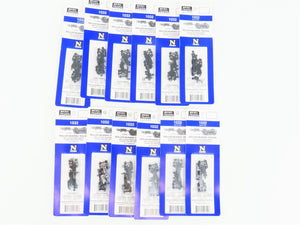 LOT of 12 Packs of N Scale Micro-Trains MTL 1032 Roller Bearing Trucks