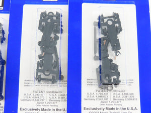 LOT of 12 Packs of N Scale Micro-Trains MTL 1032 Roller Bearing Trucks