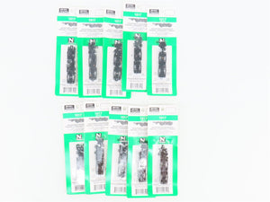 LOT of 10 Packs of N Scale Micro-Trains MTL 1017 Adjustable Passenger Trucks