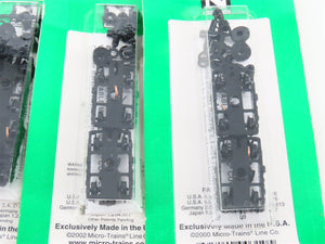 LOT of 10 Packs of N Scale Micro-Trains MTL 1017 Adjustable Passenger Trucks