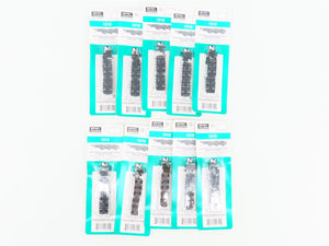 LOT of 10 Packs of N Scale Micro-Trains MTL 1018 6-Wheel Passenger Trucks