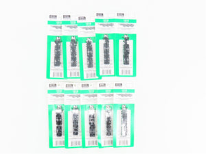 LOT of 10 Packs of N Scale Micro-Trains MTL 1018 6-Wheel Passenger Trucks