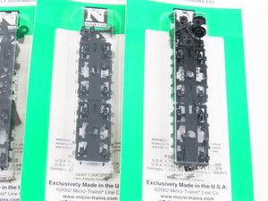 LOT of 10 Packs of N Scale Micro-Trains MTL 1018 6-Wheel Passenger Trucks
