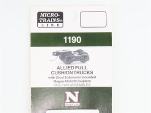 LOT of 10 Packs of N Scale Micro-Trains MTL Freight Trucks w/ Couplers
