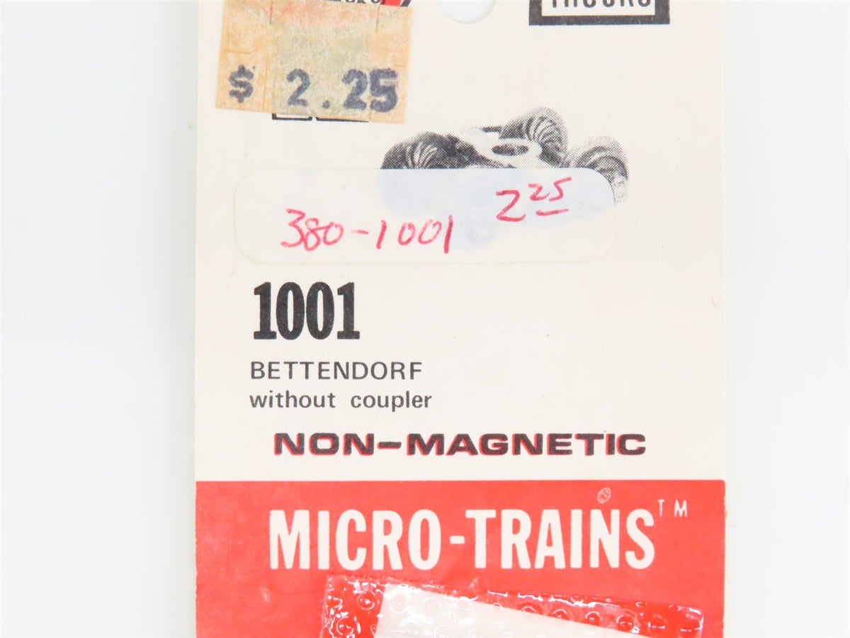 LOT of 10 Packs of N Scale Micro-Trains MTL Freight Trucks w/ Couplers