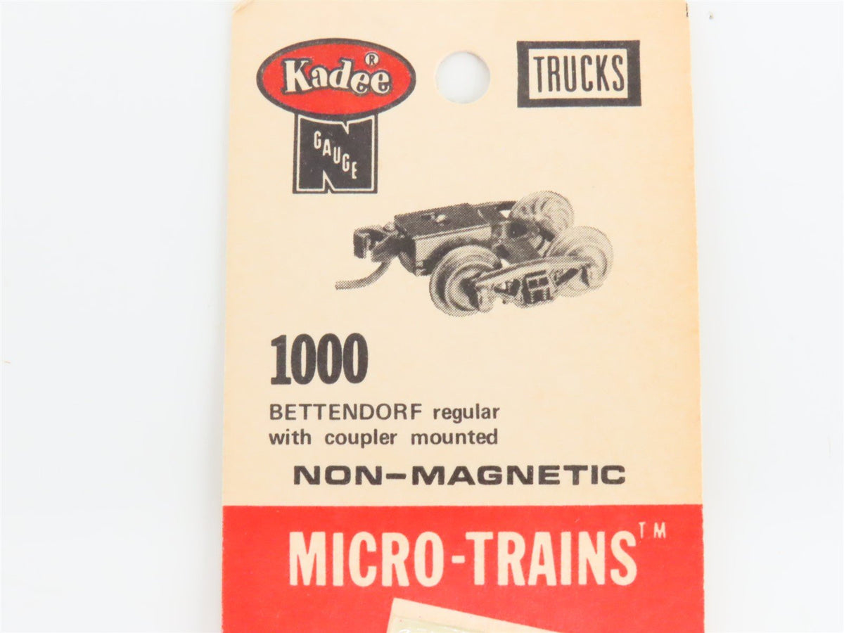 LOT of 10 Packs of N Scale Micro-Trains MTL Freight Trucks w/ Couplers