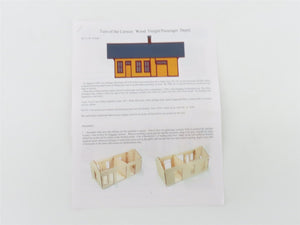 S Scenery Unlimited Kit #1150 Turn of the Century Wood Freight/Passenger Depot