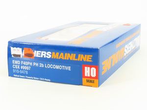 HO Scale Walthers 910-9478 CSX Railway F40PH PH 2b Diesel Locomotive #9997
