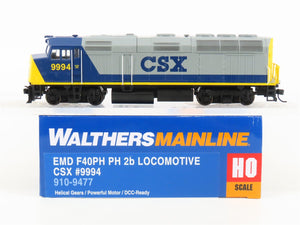 HO Scale Walthers 910-9477 CSX Railway F40PH PH 2b Diesel Locomotive #9994