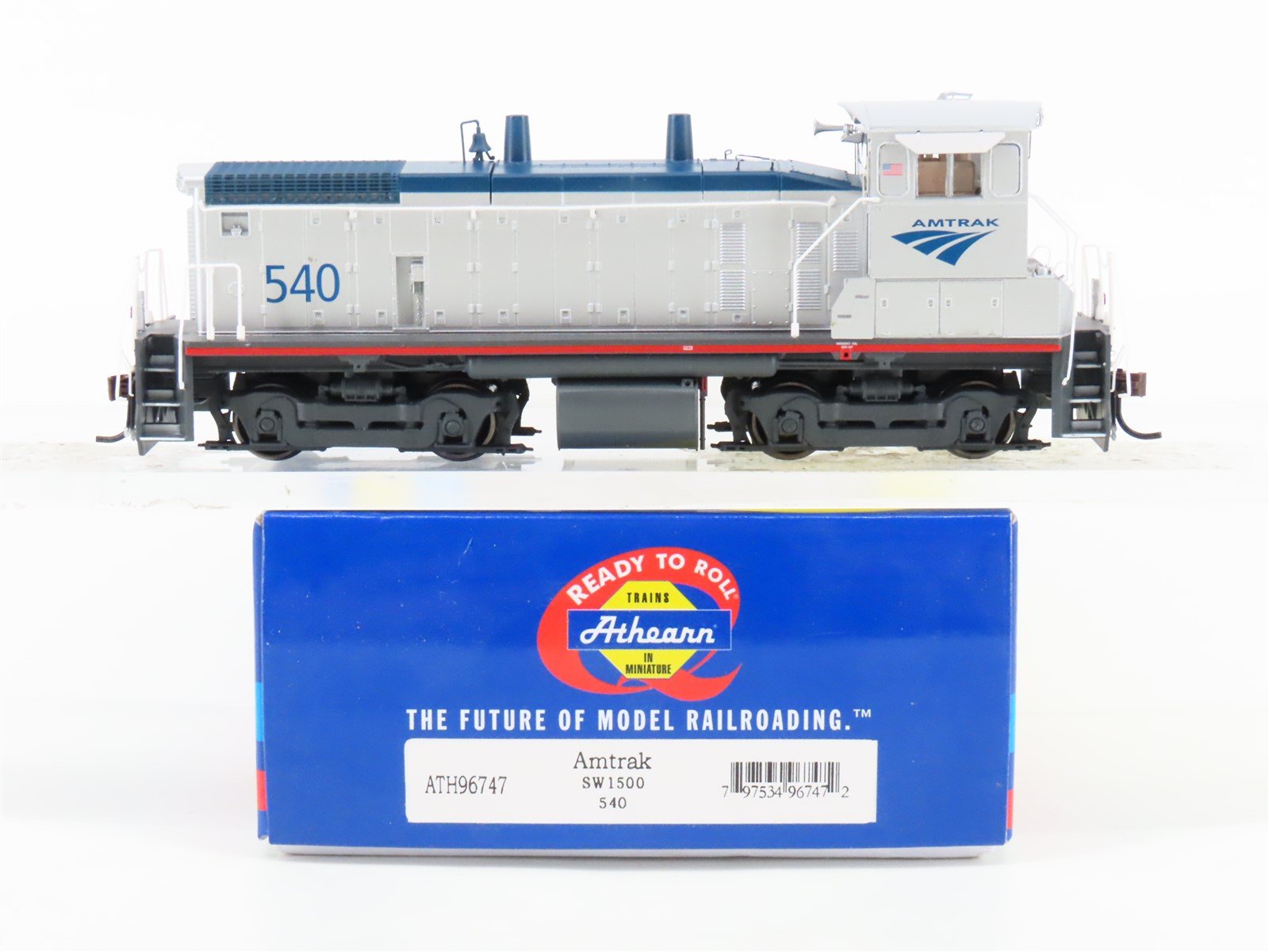 HO Scale Athearn RTR ATH96747 Amtrak SW1500 Diesel Locomotive #540