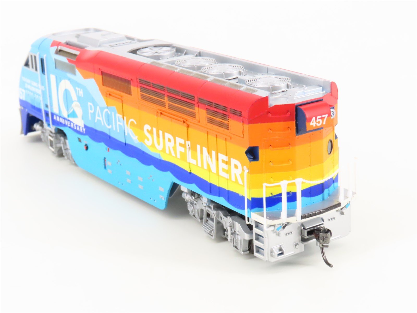 HO Athearn 26347 Amtrak Pacific Surfliner Anniversary F59PHI Diesel #457 w/ DCC