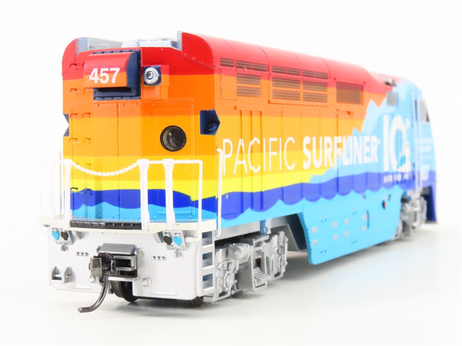 HO Athearn 26347 Amtrak Pacific Surfliner Anniversary F59PHI Diesel #457 w/ DCC