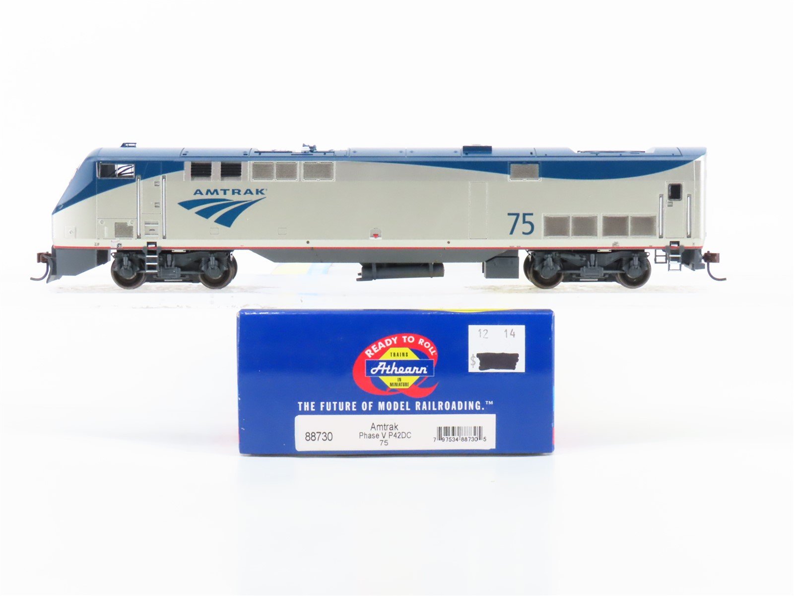 HO Scale Athearn RTR 88730 Amtrak Phase V P42DC Diesel Locomotive #75