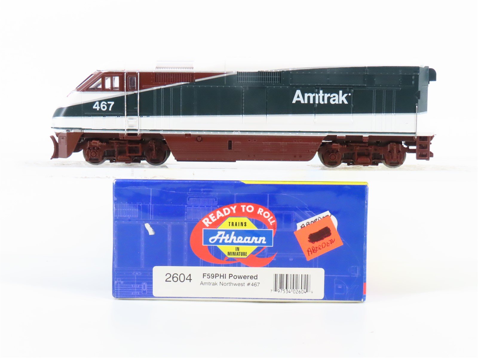HO Scale Athearn RTR 2604 Amtrak Northeast F59PHI Diesel Locomotive #467