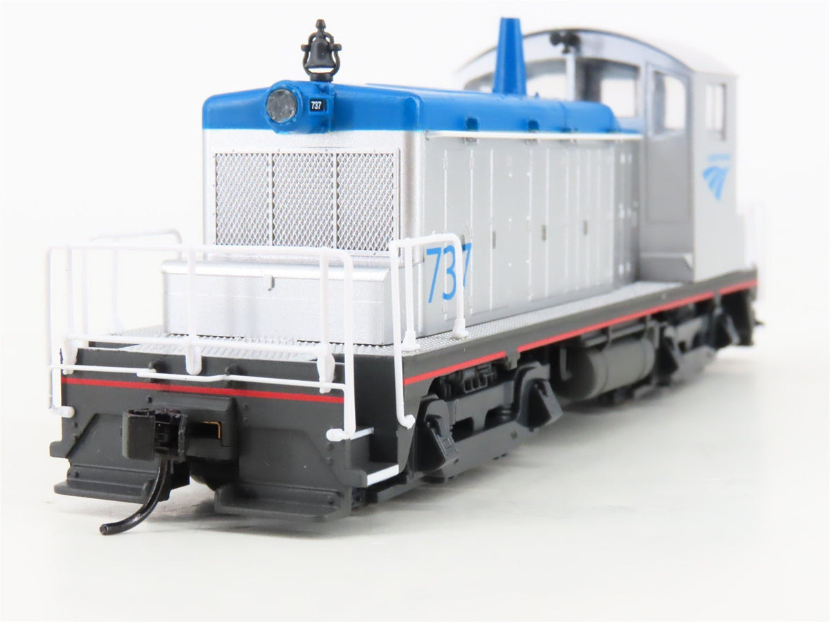 HO Scale Walthers Mainline 910-9215 Amtrak Phase V SW1 Diesel Locomotive #737